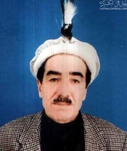 Amirullah Khan Yaftali — portrait published in Chitral Express